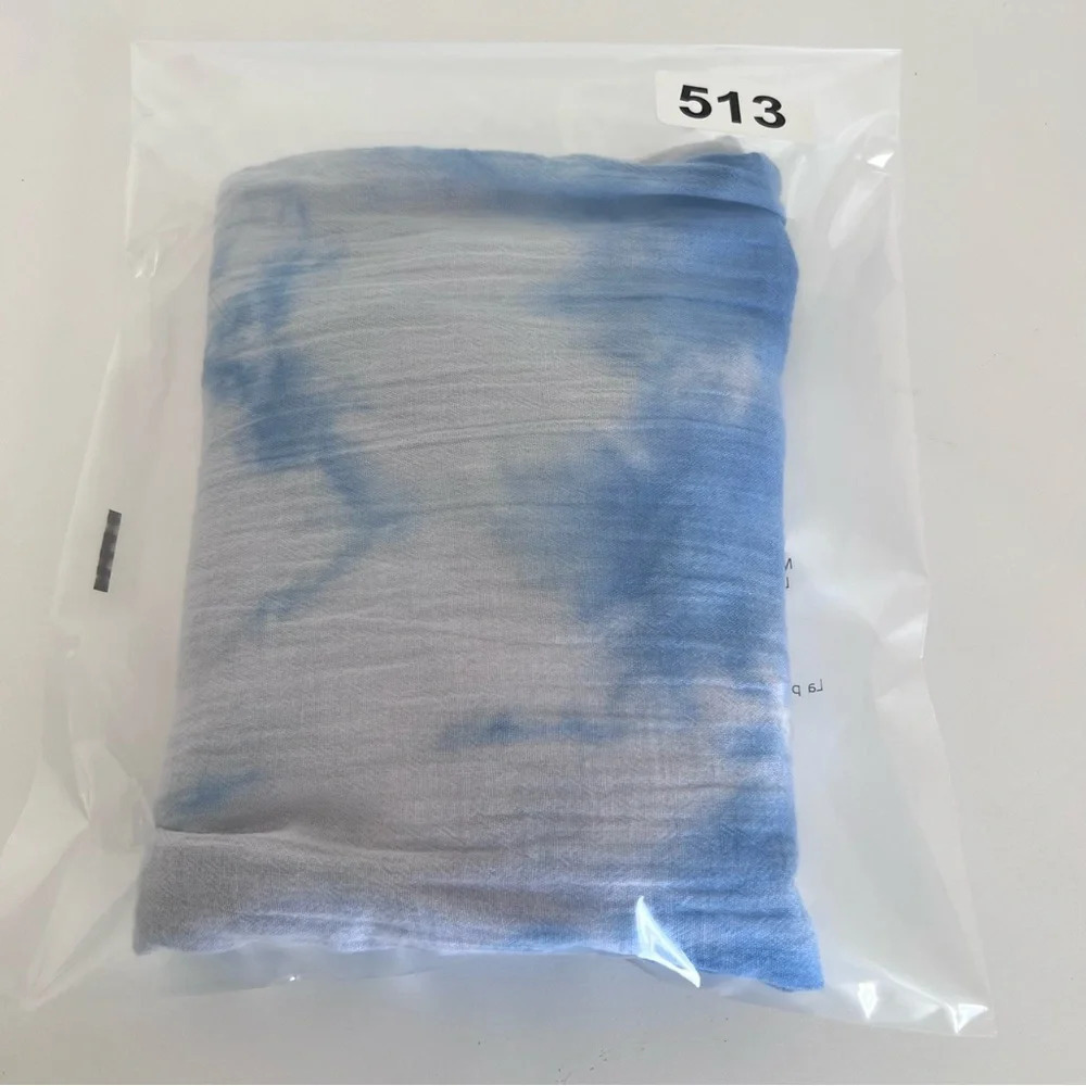 Honorine‎ Tie-Dye Print V-Neck Blouse Blue - Picture 10 of 10